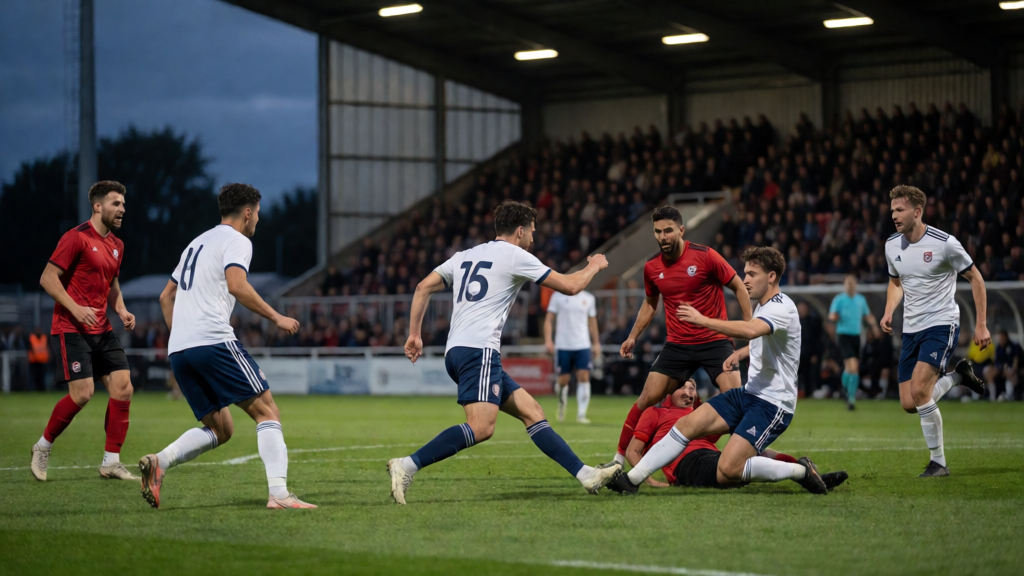 Ascot United ve Pagham FA Cup maçı