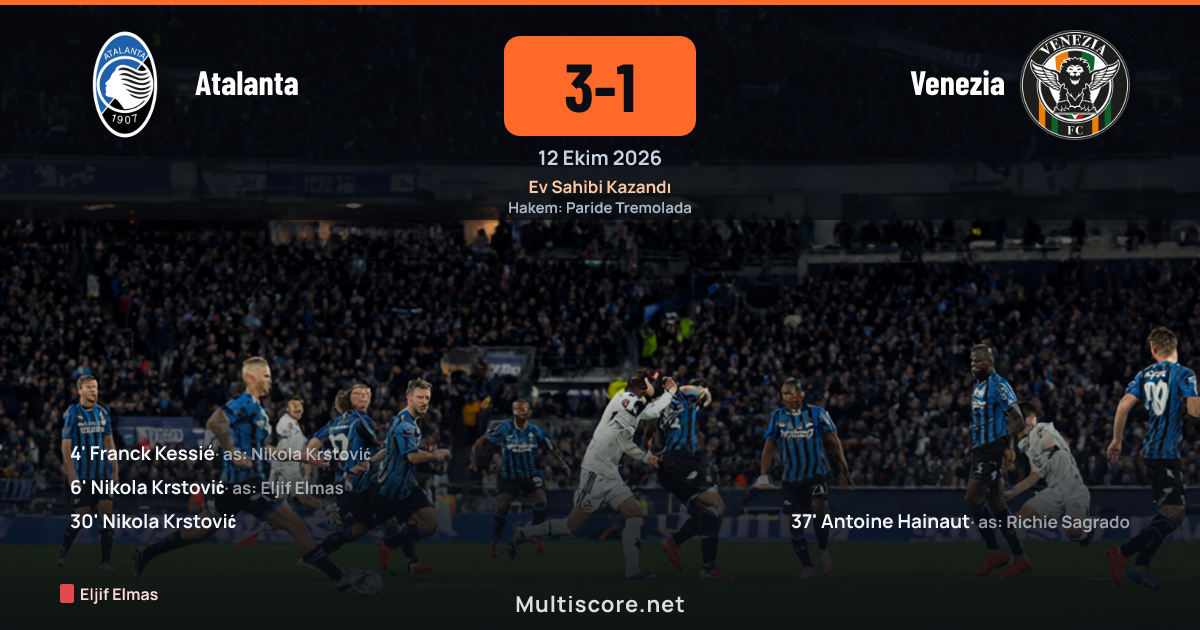 Atalanta - Venezia Serie A maçı