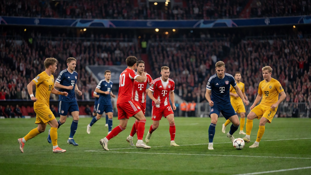 Bayern Münih ve Bodø/Glimt futbolcuları Şampiyonlar Ligi maçı öncesinde