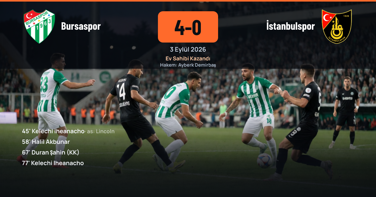 Bursaspor futbolcuları İstanbulspor maçında gol sevinci yaşıyor