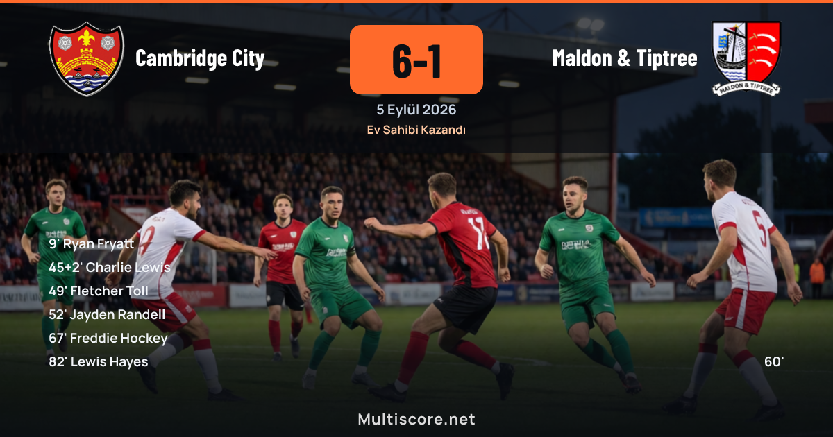 Cambridge City - Maldon & Tiptree