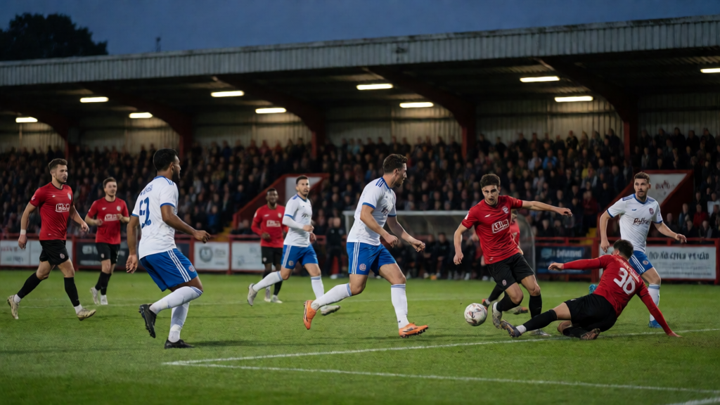 Chertsey Town ve Carshalton Athletic FA Cup maçı