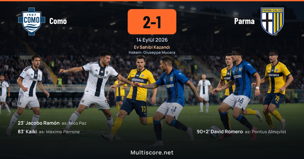 Como - Parma Serie A maçı