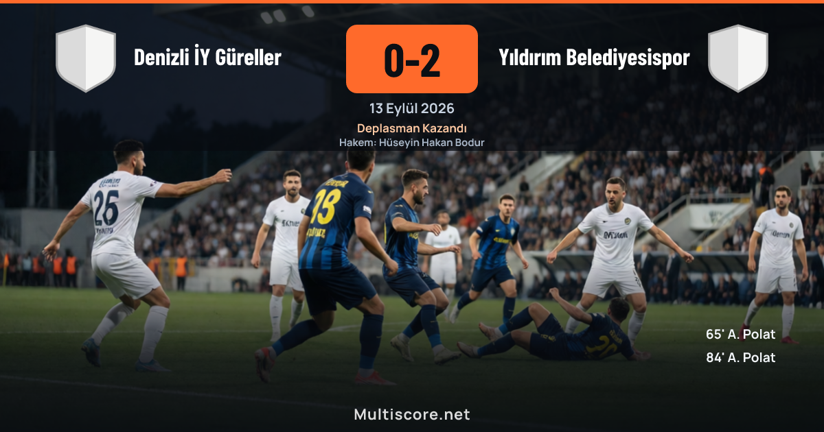 Denizli İY Güreller - Yıldırım Belediyesispor maçı