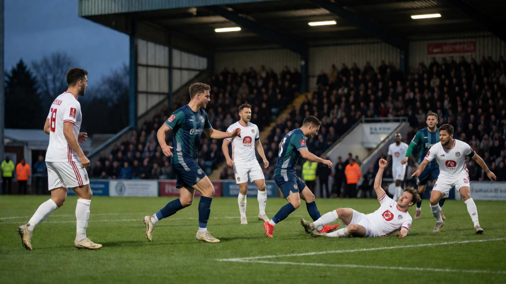 Exmouth ve Banbury United FA Cup maçı
