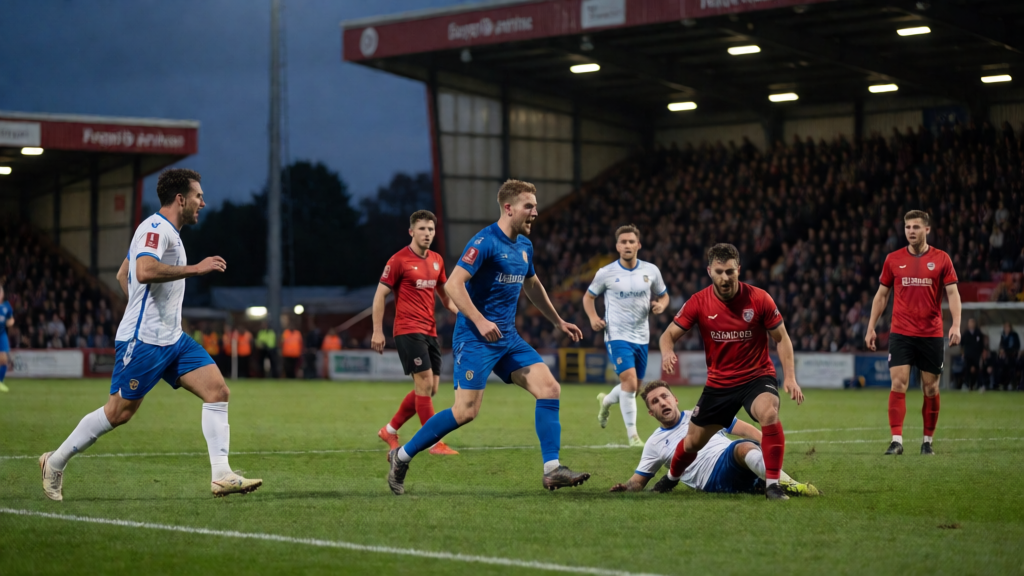 FA Cup maçı öncesi Boldmere St Michaels ve Bourne Town