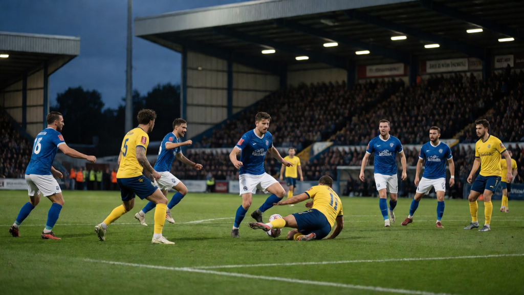 Gosport Borough ile Plymouth Parkway arasındaki FA Cup maçı