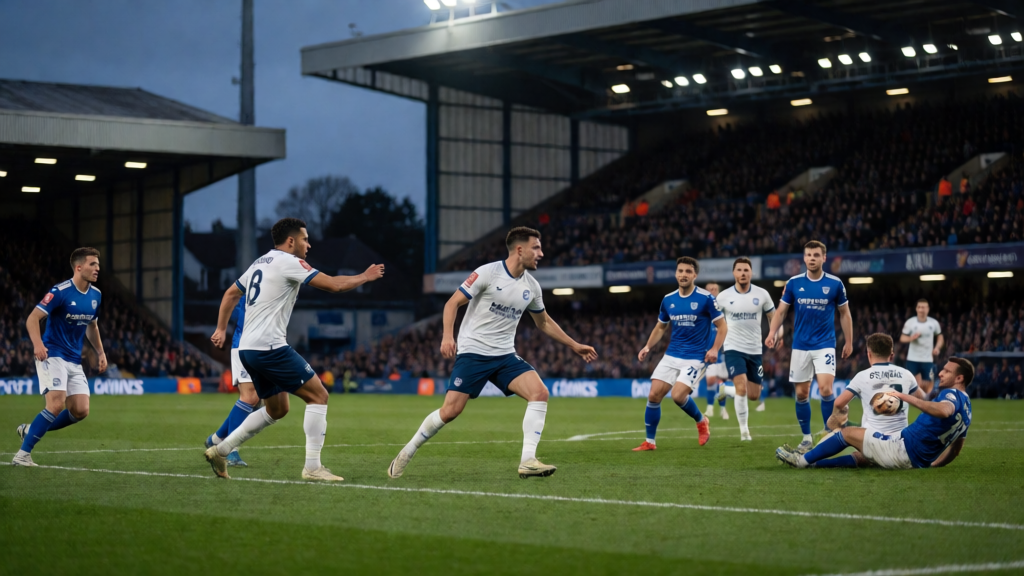 Peterborough Sports ve Ipswich Wanderers FA Cup maçı