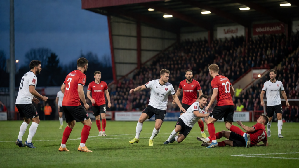 Redcar Town ve Blyth Spartans FA Cup maçı öncesi