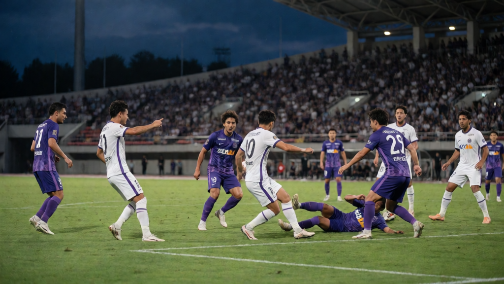 Fagiano Okayama ve Sanfrecce Hiroshima arasındaki J1 League maçı