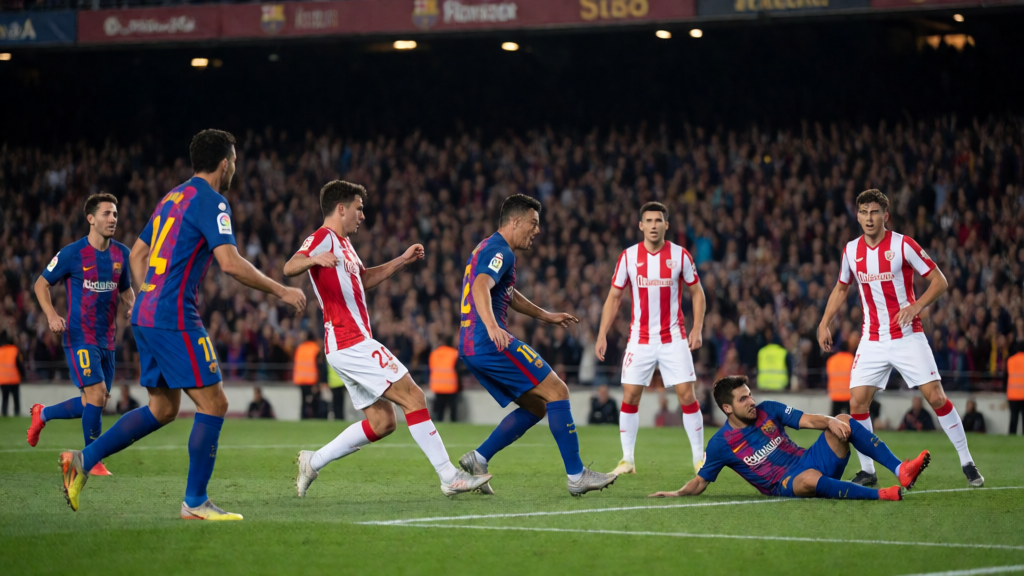 FC Barcelona - Racing Santander La Liga maçı önü