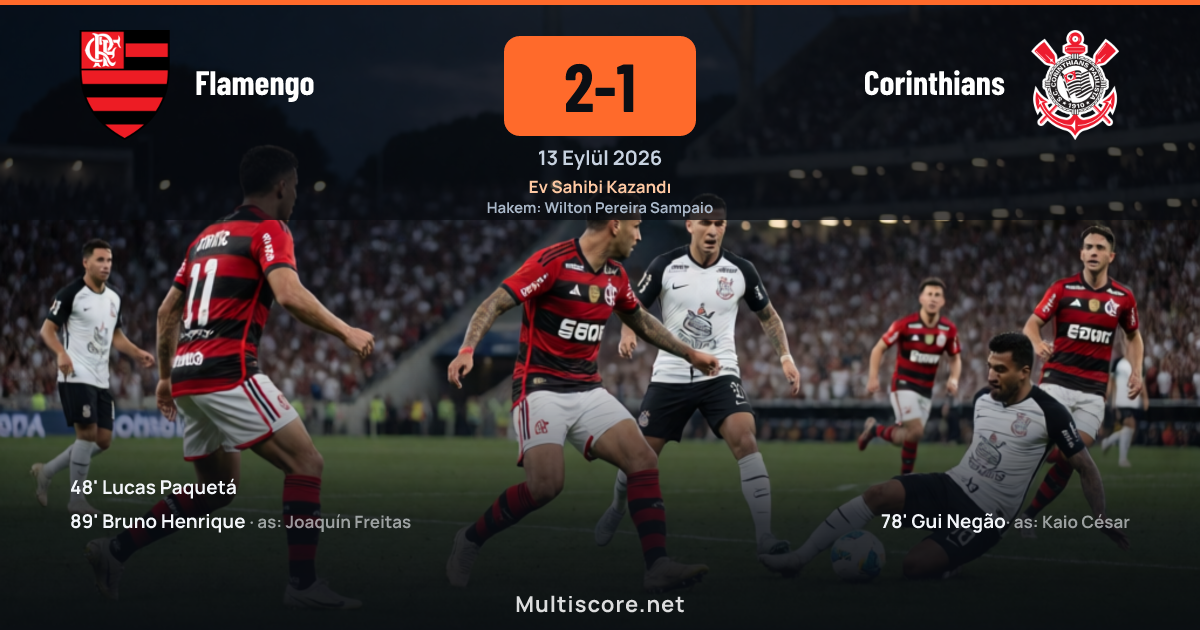 Flamengo Corinthians Serie A maçı