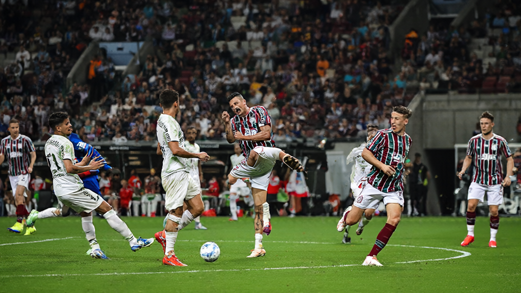 Fluminense ve Palmeiras takımlarının Copa Libertadores maçı öncesi karşılaşması