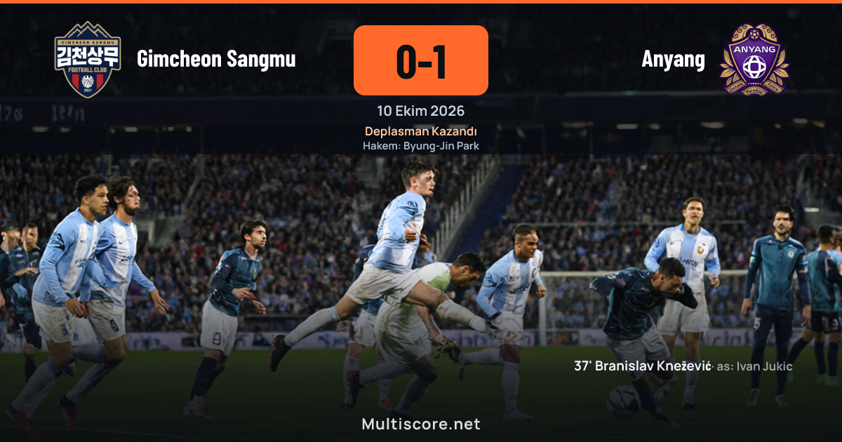 Gimcheon Sangmu - Anyang K League 1 maçı
