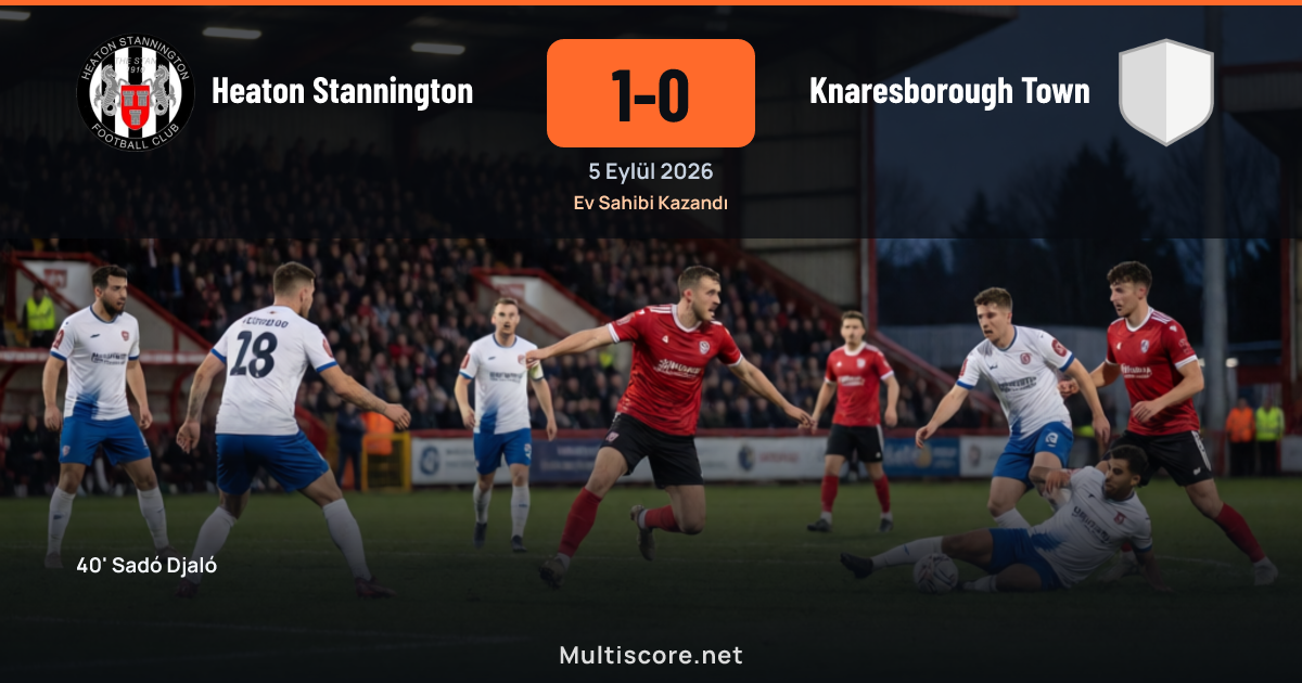 Heaton Stannington ve Knaresborough Town arasındaki FA Cup maçı