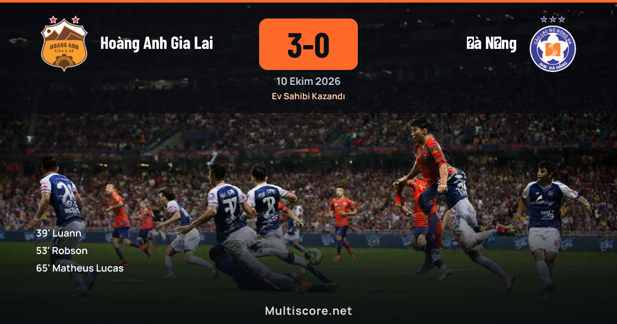 Hoàng Anh Gia Lai - Đà Nẵng V-League maçı
