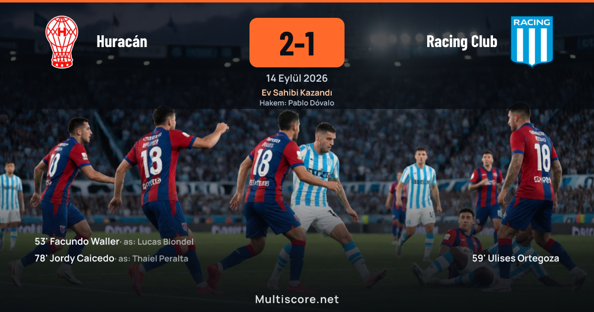 Huracán Racing Club maçı