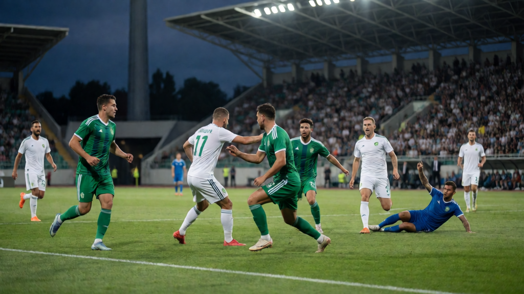 Ludogorets - Septemvri Sofia First League maçı öncesi hazırlık