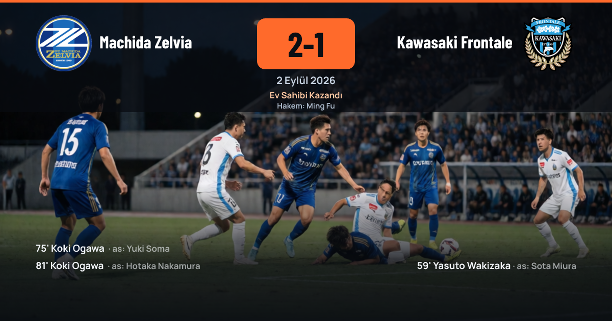 Machida Zelvia - Kawasaki Frontale