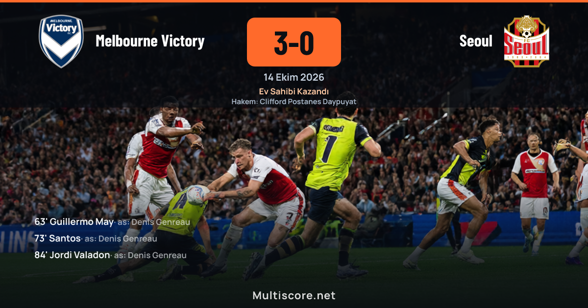 Melbourne Victory - Seoul AFC Champions League Two maçı