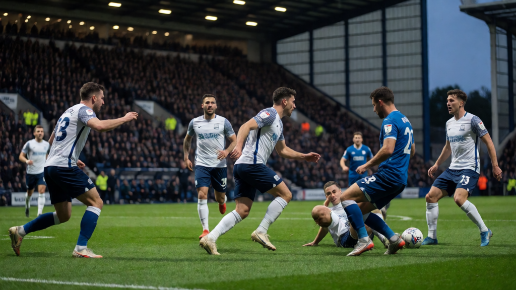Preston North End ve Blackburn Rovers maç öncesi derbi görseli