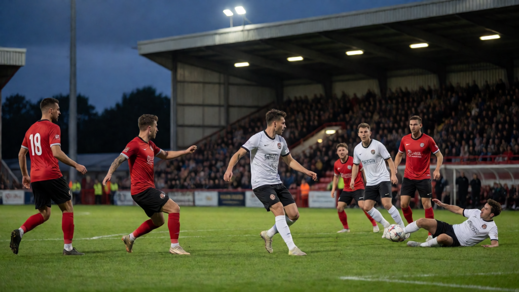 Redditch United ve Malvern Town FA Cup maçı