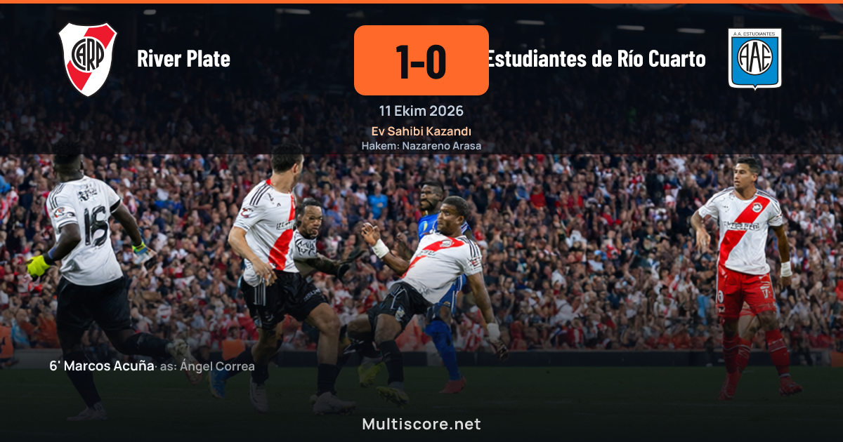 River Plate - Estudiantes de Río Cuarto maçı