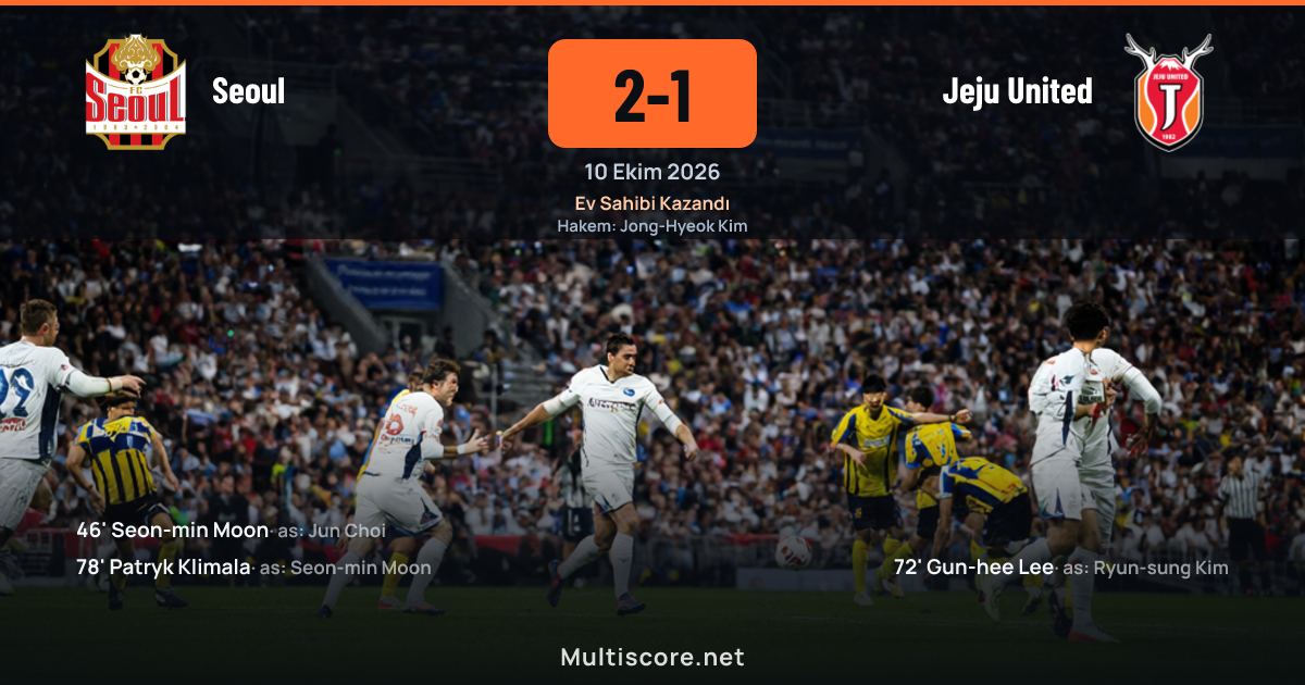 FC Seoul - Jeju United K League 1 maçı