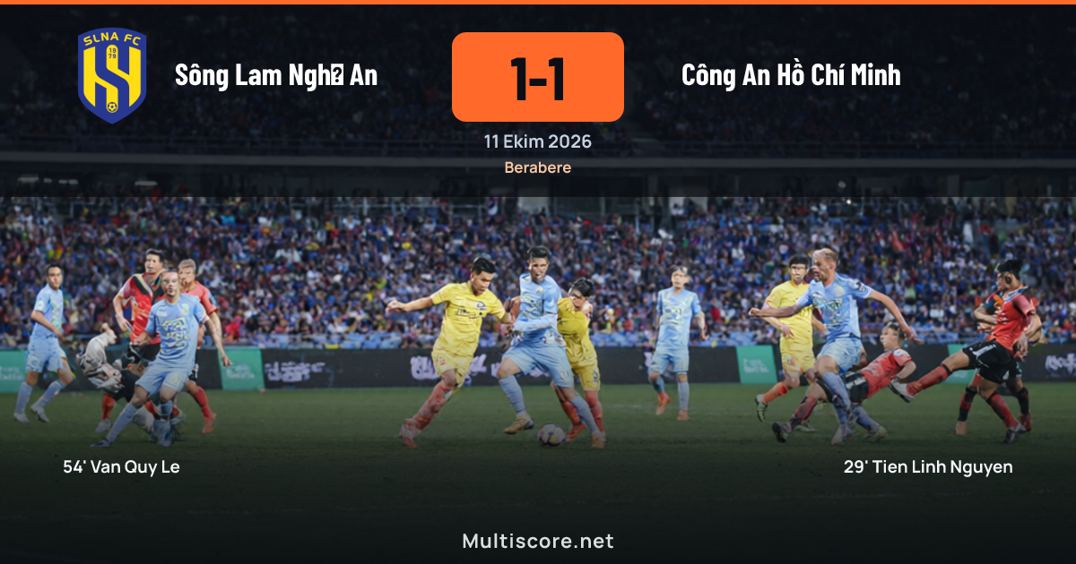 Sông Lam Nghệ An - Công An Hồ Chí Minh V-League maçı