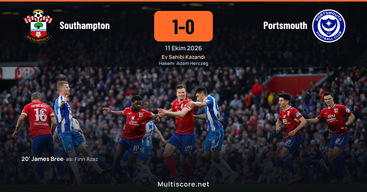 Southampton - Portsmouth Championship maçı