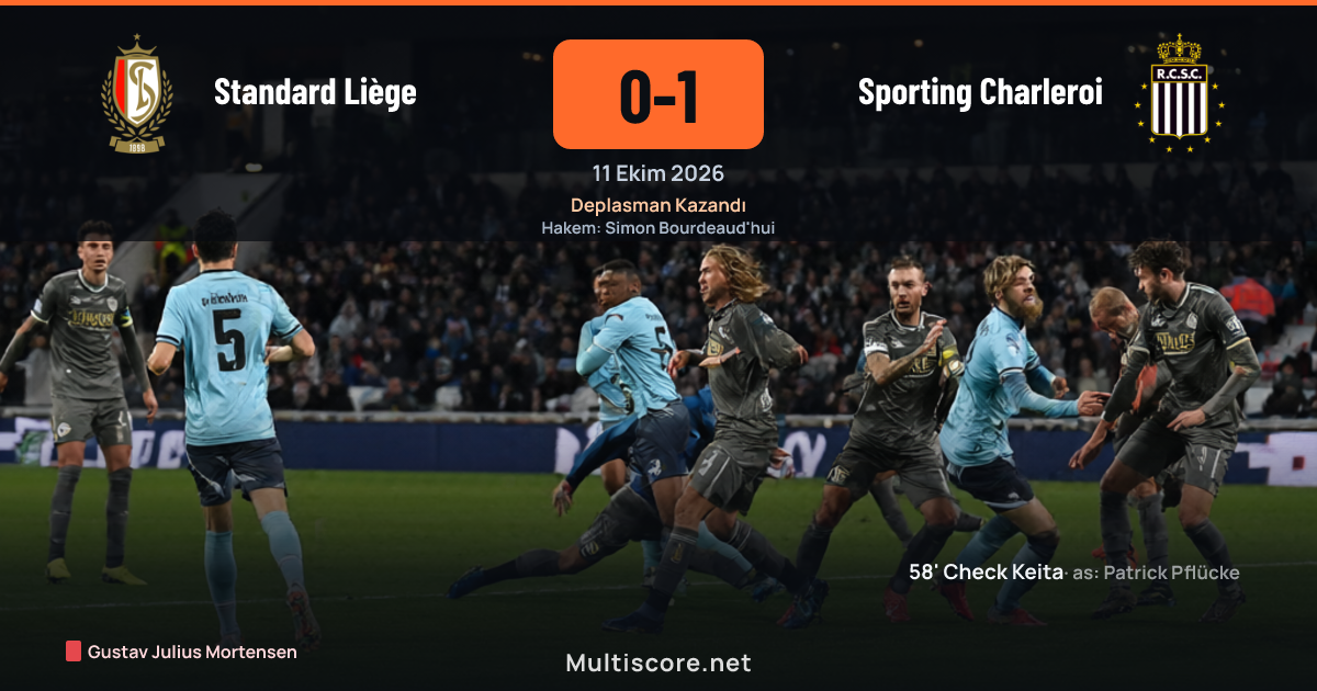 Standard Liège - Sporting Charleroi Pro League maçı