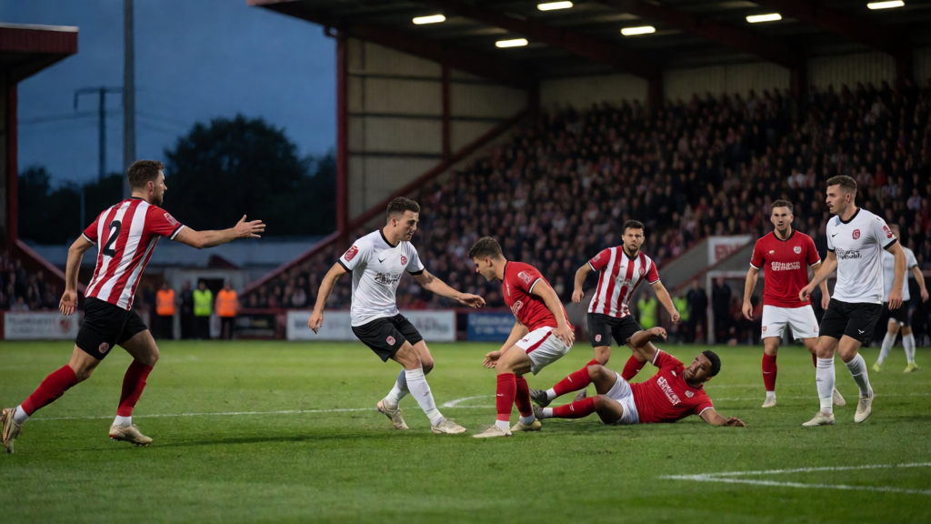 Tadcaster Albion ve Lancaster City FA Cup maçı