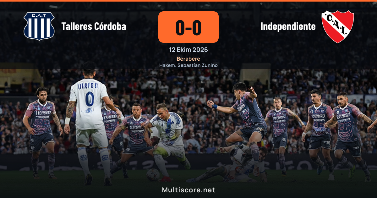 Talleres Córdoba - Independiente maçı