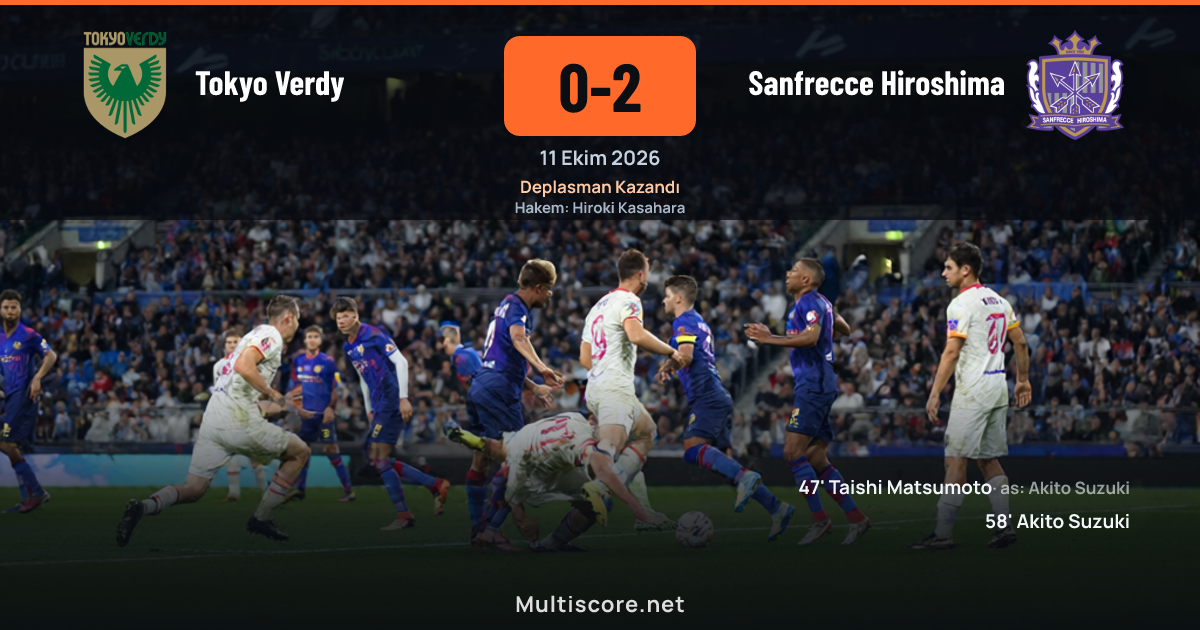 Tokyo Verdy - Sanfrecce Hiroshima