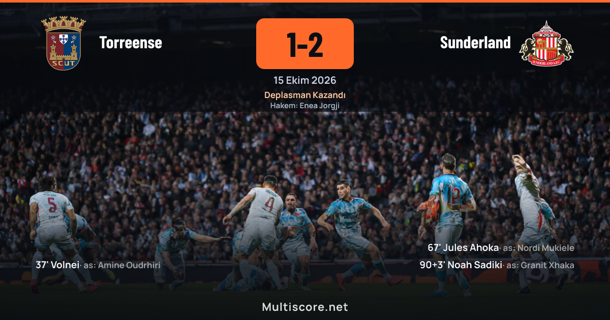 Torreense - Sunderland Europa League maçı