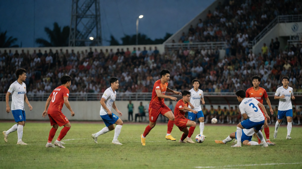 Trường Tươi Đồng Nai ile Thể Công-Viettel arasındaki V-League maçı öncesi görünüm