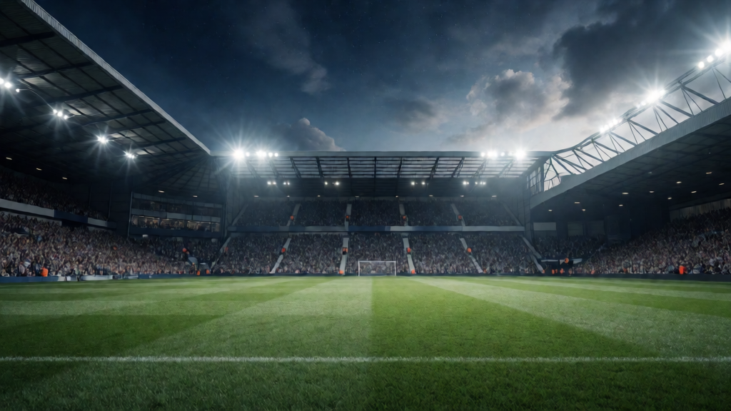 West Bromwich Albion ve Burnley oyuncularının mücadelesi