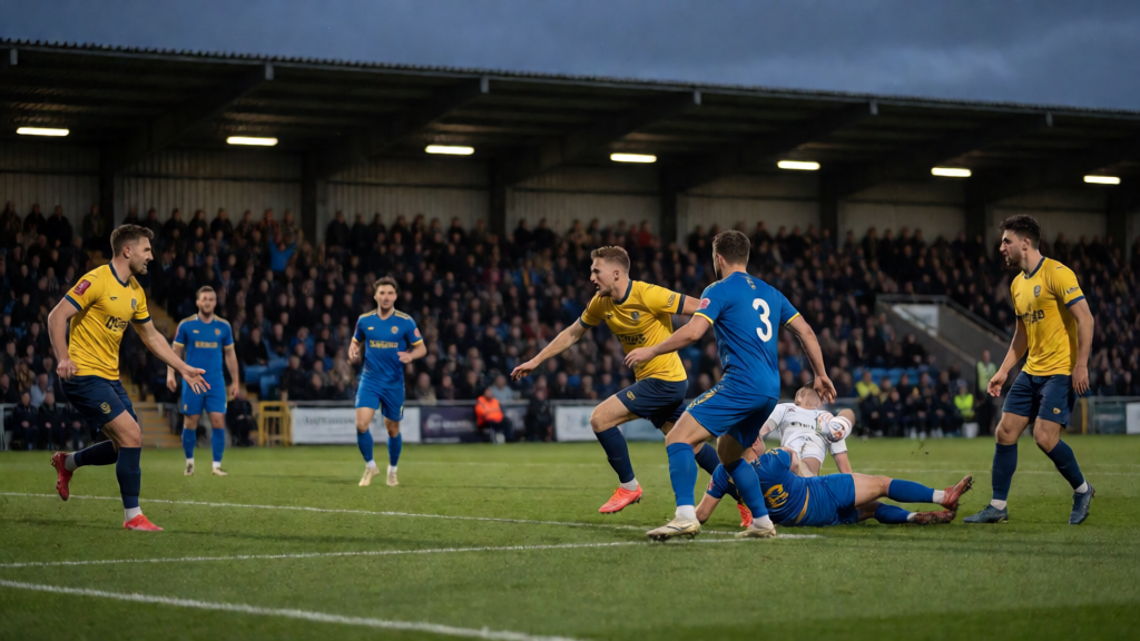 Whitehawk ve Eastbourne Borough FA Cup maçı