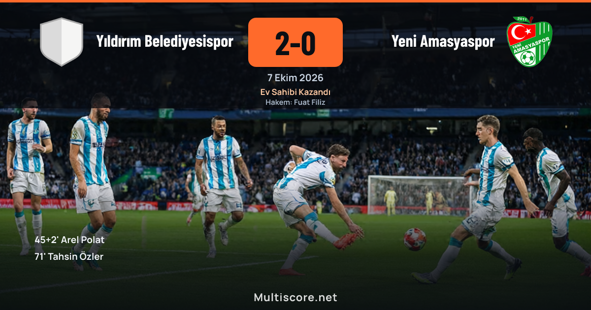 Yıldırım Belediyesispor - Yeni Amasyaspor Türkiye Kupası maçı