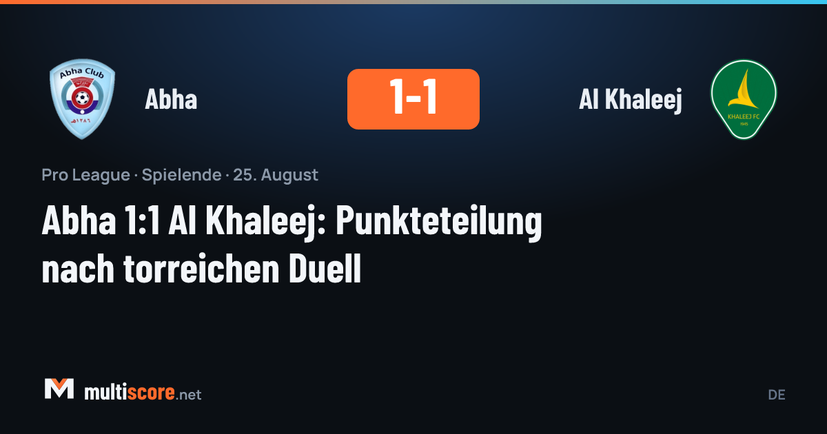 Abha ve Al Khaleej oyuncuları Pro League maçında mücadele ediyor