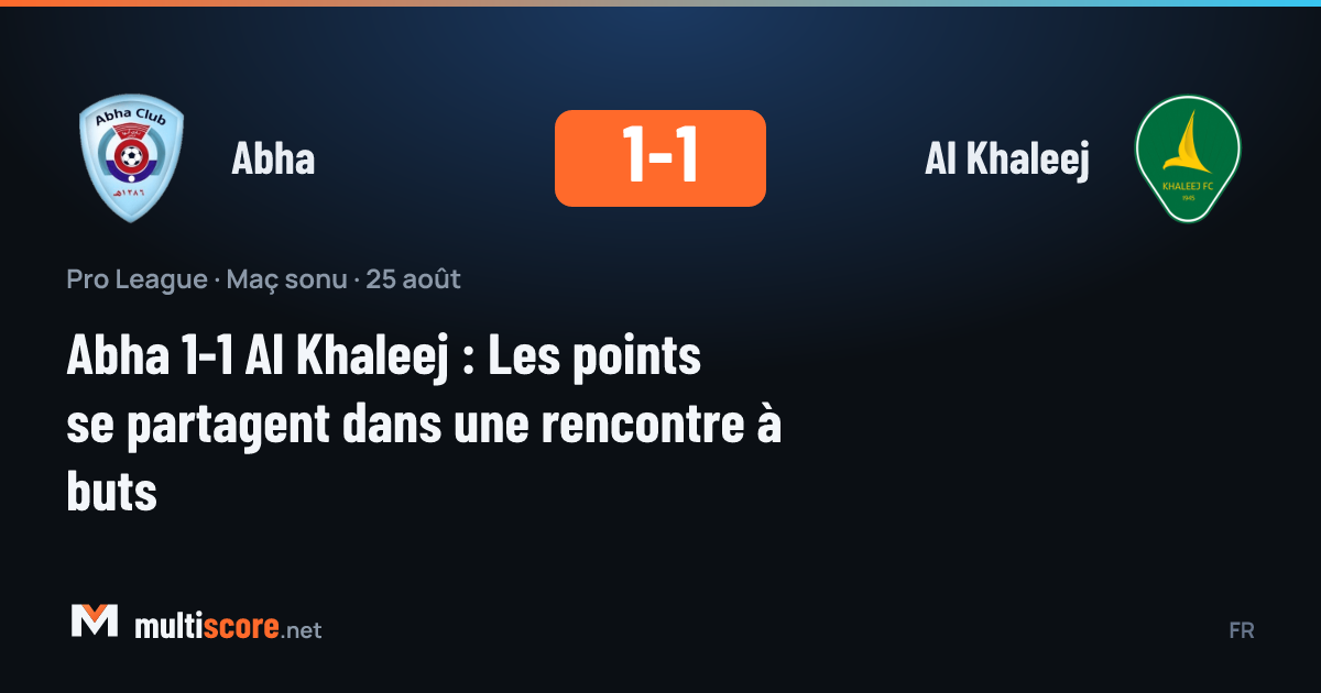 Abha ve Al Khaleej oyuncuları Pro League maçında mücadele ediyor