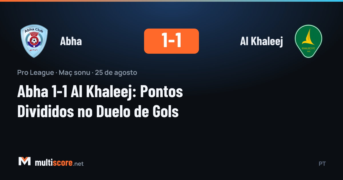 Abha ve Al Khaleej oyuncuları Pro League maçında mücadele ediyor