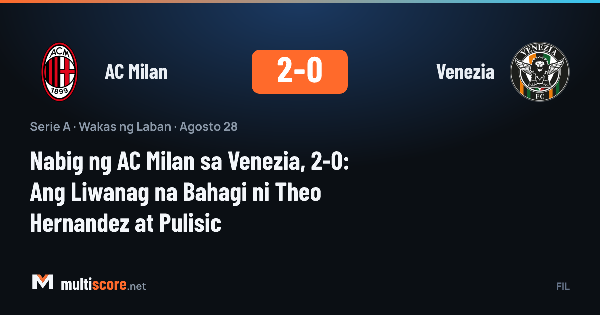 AC Milan - Venezia