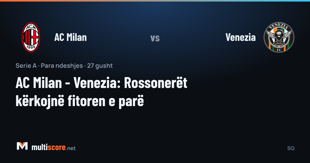 AC Milan - Venezia
