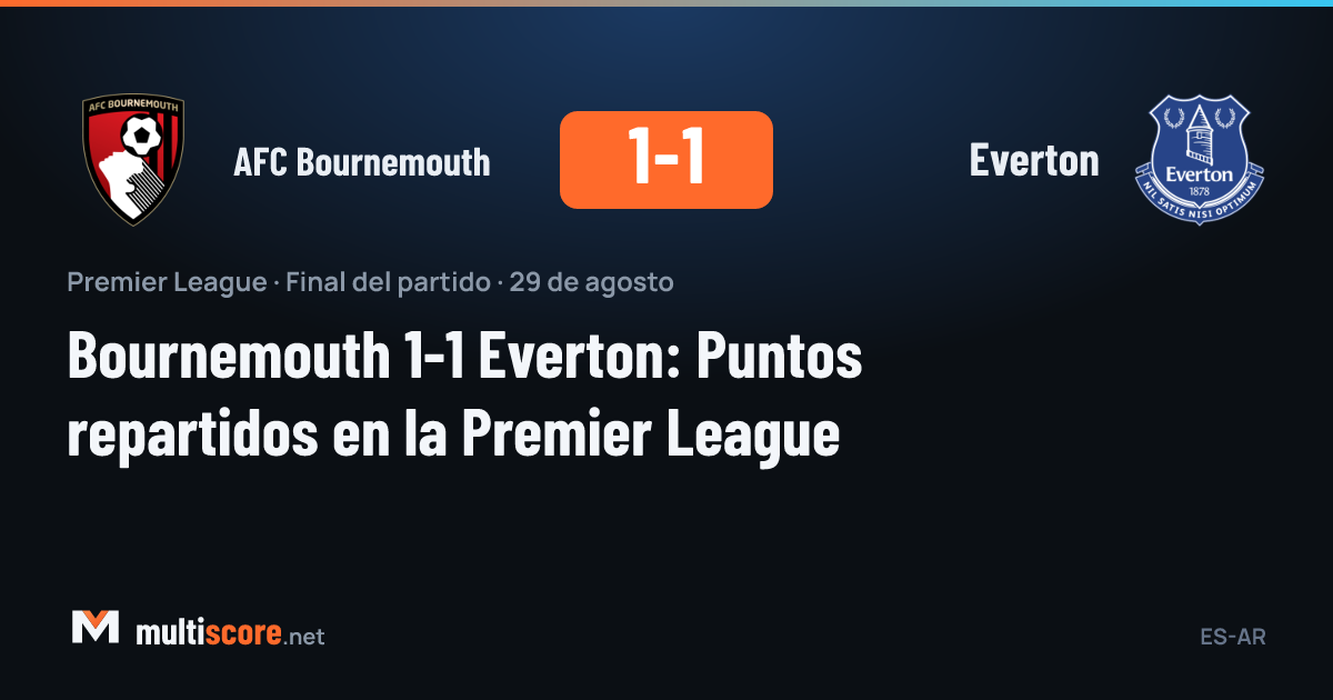 AFC Bournemouth - Everton Premier Lig maçı
