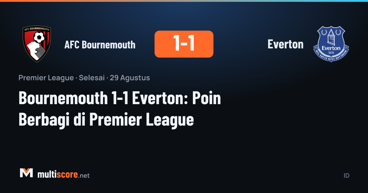 AFC Bournemouth - Everton Premier Lig maçı