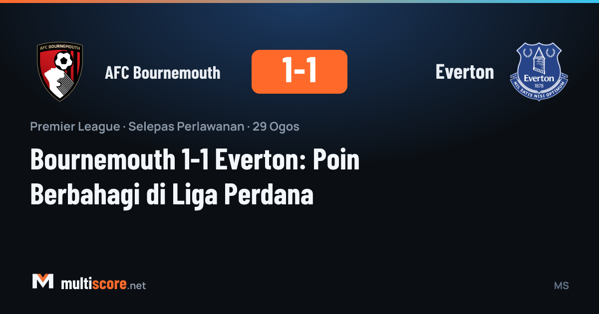 AFC Bournemouth - Everton Premier Lig maçı