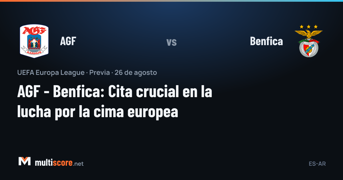 AGF ve Benfica futbolcuları Europa League maçı öncesi sahada