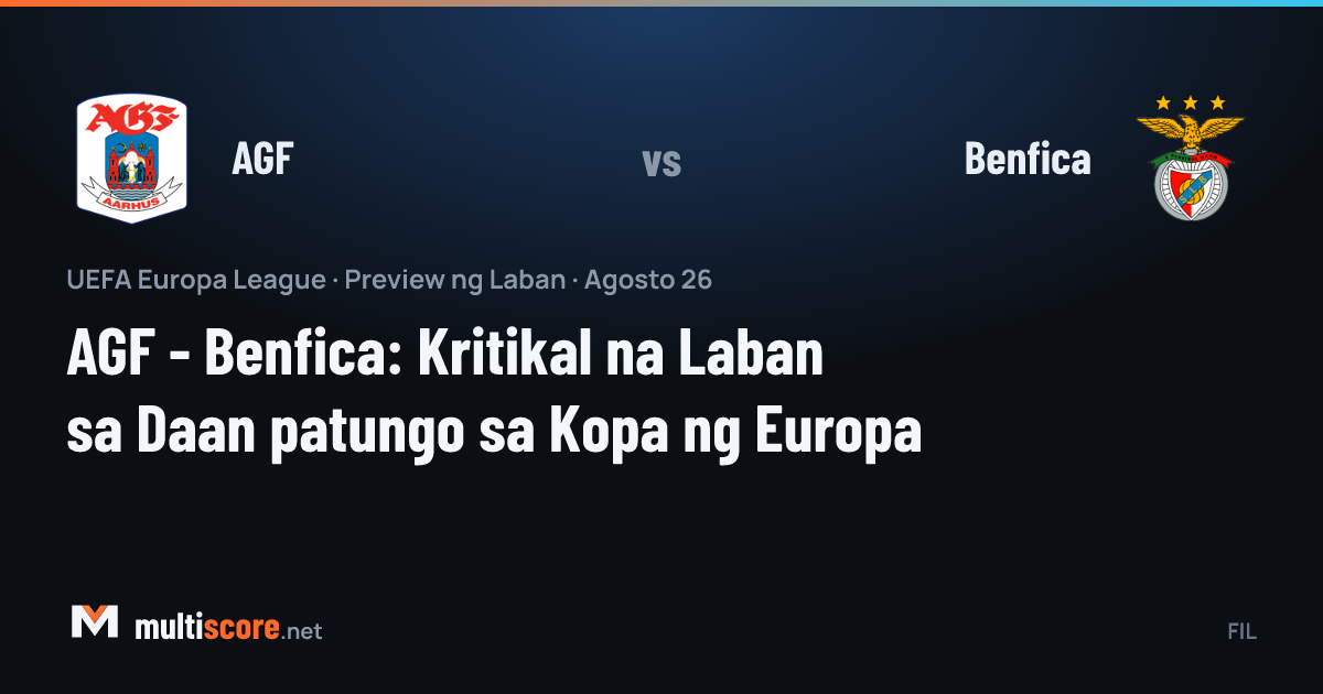 AGF ve Benfica futbolcuları Europa League maçı öncesi sahada