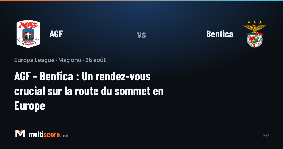 AGF ve Benfica futbolcuları Europa League maçı öncesi sahada